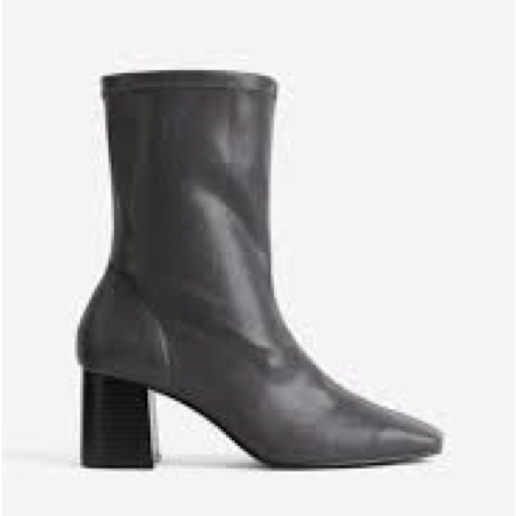 OAK + FORT Shoes - Oak + Fort 10 Gray Heeled Boots
